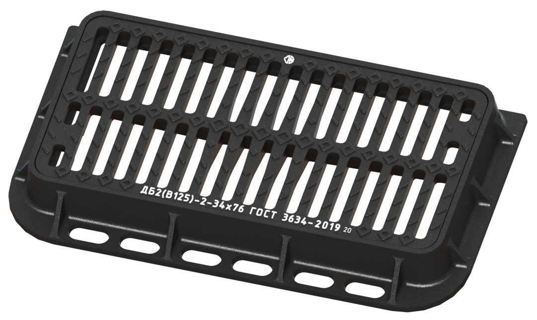 Дождеприемник ДБ2 (В125)-2-34х76 ГОСТ 3634-2019                               